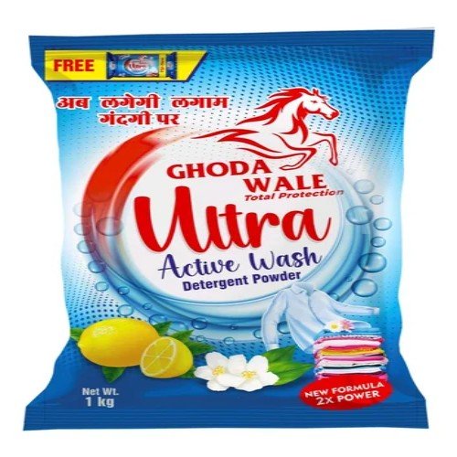 Ultra Active Wash Detergent Powder - 1kg